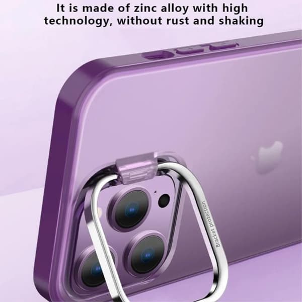 X-Level iPhone 15 Pro Max Mobilskal med Kamerastativ - Lila