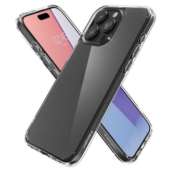 Spigen iPhone 15 Pro Mobilskal Ultra Hybrid - Frost Clear