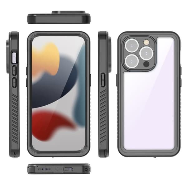 Redpepper iPhone 15 Pro Max Mobilskal Vattentätt IP68 - Svart
