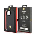 Miniatyrbild 8 av 8: Ferrari iPhone 15 Mobilskal Magsafe Carbon Metal Logo - Svart