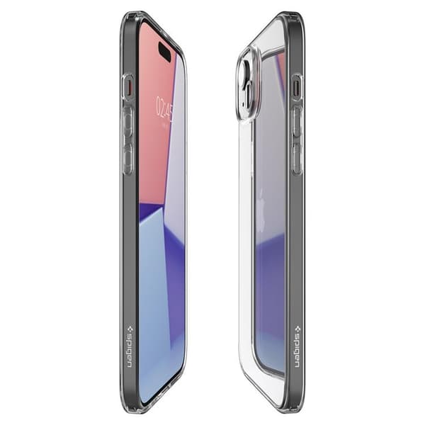 Spigen iPhone 15 Plus Mobilskal Airskin Hybrid - Crystal Clear