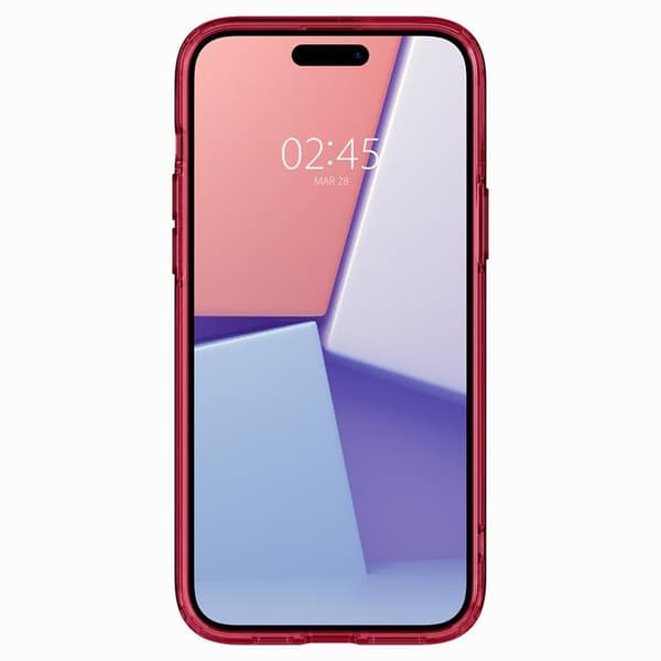Spigen iPhone 15 Plus Mobilskal Ultra Hybrid - Crystal Röd
