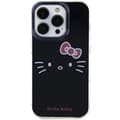 Miniatyrbild 3 av 8: Hello Kitty iPhone 15 Pro Mobilskal IML Kitty Face - Svart