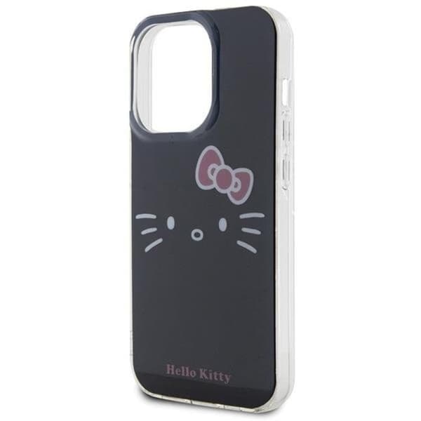 Hello Kitty iPhone 15 Pro Mobilskal IML Kitty Face - Svart