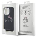 Miniatyrbild 8 av 8: Hello Kitty iPhone 15 Pro Mobilskal IML Kitty Face - Svart
