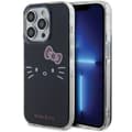 Miniatyrbild 1 av 8: Hello Kitty iPhone 15 Pro Mobilskal IML Kitty Face - Svart