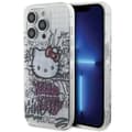 Miniatyrbild 1 av 8: Hello Kitty iPhone 15 Pro Mobilskal IML Kitty On Bricks Graffiti
