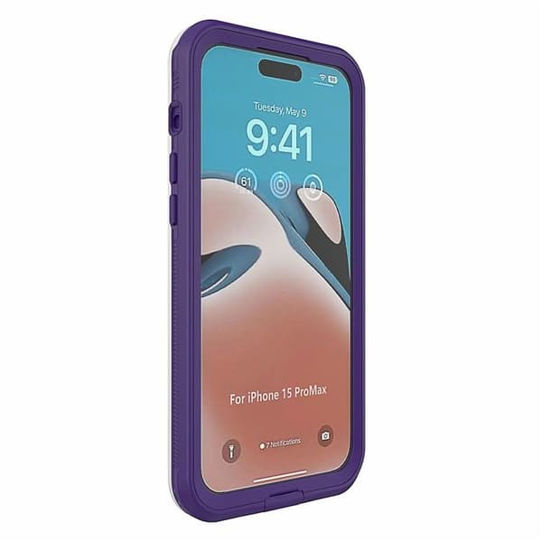 iPhone 15 Pro Max Mobilskal IP68 Vattentätt - Lila