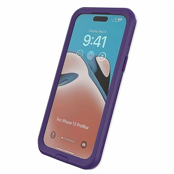 iPhone 15 Pro Max Mobilskal IP68 Vattentätt - Lila