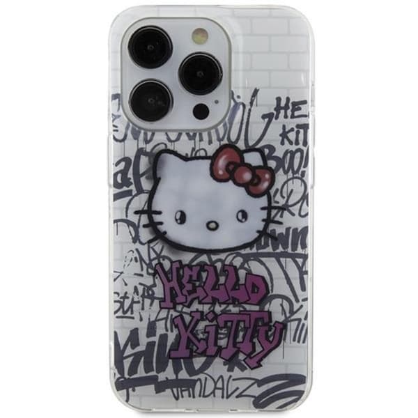 Hello Kitty iPhone 15 Pro Max Mobilskal On Bricks Graffiti