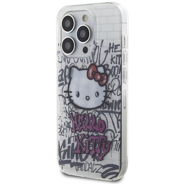 Hello Kitty iPhone 15 Pro Max Mobilskal On Bricks Graffiti