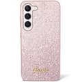 Miniatyrbild 2 av 4: Guess Galaxy S24 Mobilskal Glitter Script - Rosa