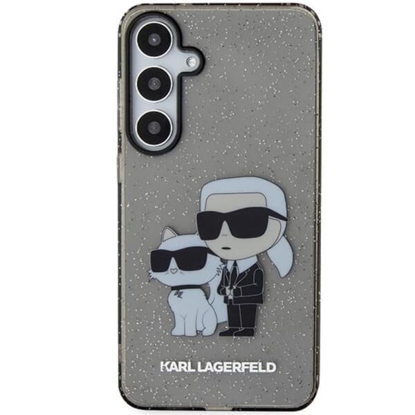 Karl Lagerfeld Galaxy S24 Plus Mobilskal Glitter Karl & Choupette