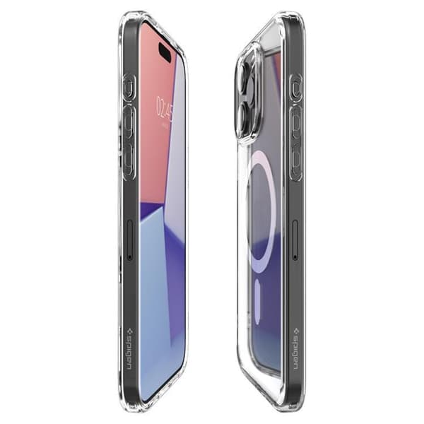 Spigen iPhone 15 Pro Max Mobilskal Magsafe Hybrid - Vit