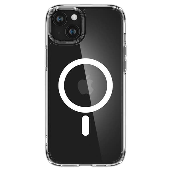 Spigen iPhone 15 Mobilskal Magsafe Ultra Hybrid - Vit
