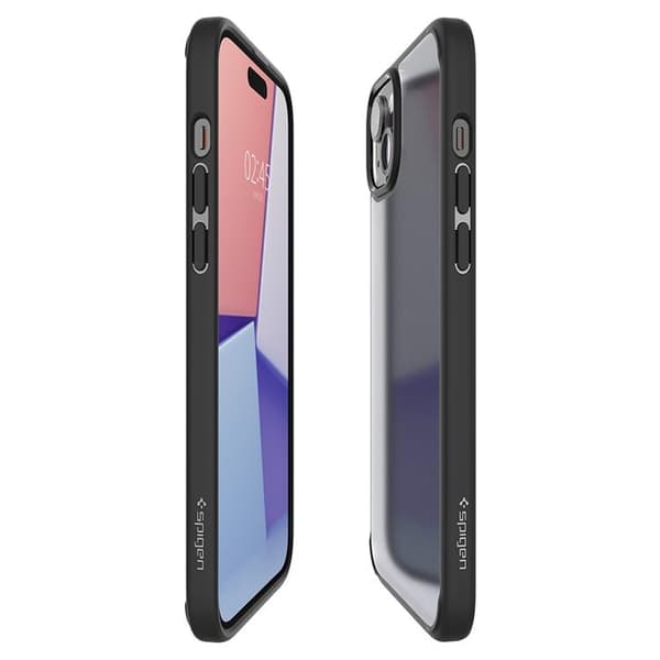 Spigen iPhone 15 Plus Mobilskal Ultra Hybrid - Frosted Svart