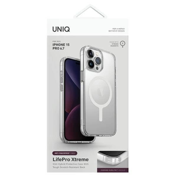 UNIQ iPhone 15 Pro Max Mobilskal Magsafe LifePro Xtreme - Transparent