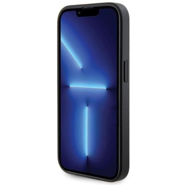 Guess iPhone 15 Pro Max Mobilskal Strass Metal Logo - Svart