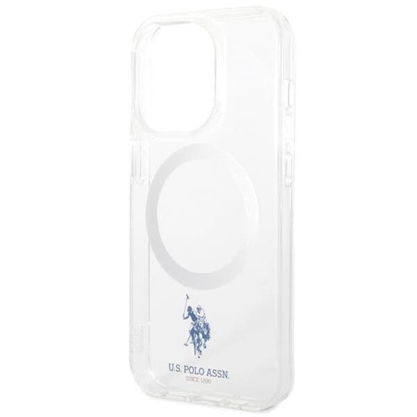 US Polo iPhone 15 Mobilskal MagSafe Collection - Clear