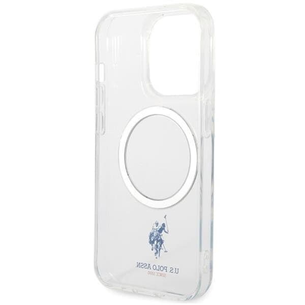 US Polo iPhone 15 Mobilskal MagSafe Collection - Clear