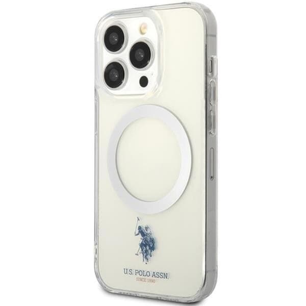 US Polo iPhone 15 Mobilskal MagSafe Collection - Clear