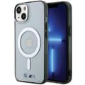 Miniatyrbild 1 av 8: BMW iPhone 15 Mobilskal Magsafe Silver Ring - Transparent