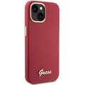 Miniatyrbild 4 av 8: Guess iPhone 15 Mobilskal Silikon Script Metal Logo Frame