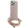 Miniatyrbild 3 av 7: Guess iPhone 15 Pro Mobilhalsband Skal Print - Rosa