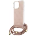 Miniatyrbild 4 av 7: Guess iPhone 15 Pro Mobilhalsband Skal Print - Rosa