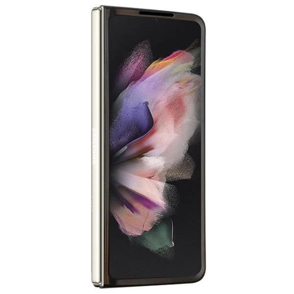 Guess Galaxy Z Fold 5 Mobilskal Läder 4G Diamond Triangle - Brun