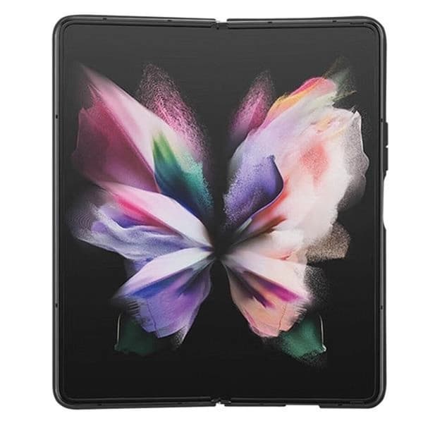 Guess Galaxy Z Fold 5 Mobilskal Läder 4G Diamond Triangle - Brun