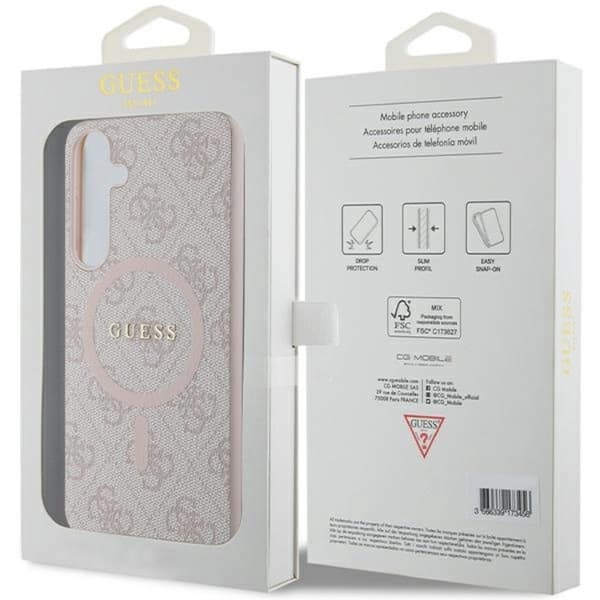Guess Galaxy S24 Mobilskal Magsafe Collection - Rosa