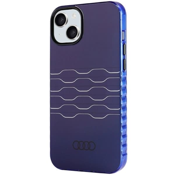 Audi iPhone 15/14 Plus Mobilskal Magsafe IML - Blå