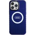 Miniatyrbild 1 av 7: Audi iPhone 14 Pro Max Mobilskal Magsafe IML Big Logo - Blå