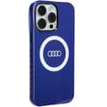 Miniatyrbild 6 av 7: Audi iPhone 15 Pro Max Mobilskal Magsafe IML Big Logo - Blå
