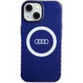 Miniatyrbild 1 av 7: Audi iPhone 15/14/13 Mobilskal Magsafe IML Big Logo - Blå