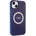 Miniatyrbild 6 av 7: Audi iPhone 15/14 Plus Mobilskal Magsafe IML Big Logo - Blå