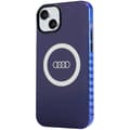 Miniatyrbild 2 av 7: Audi iPhone 15/14 Plus Mobilskal Magsafe IML Big Logo - Blå