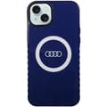 Miniatyrbild 1 av 7: Audi iPhone 15/14 Plus Mobilskal Magsafe IML Big Logo - Blå