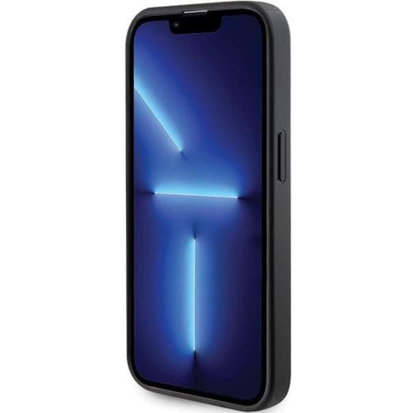 Guess iPhone 15 Pro Mobilskal Magsafe Saffiano - Svart