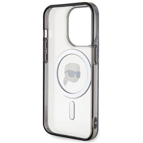 KARL LAGERFELD iPhone 15 Mobilskal Magsafe IML Karl's Head