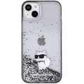 Miniatyrbild 3 av 8: KARL LAGERFELD iPhone 15 Plus Mobilskal Liquid Glitter Choupette