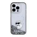 Miniatyrbild 3 av 8: KARL LAGERFELD iPhone 15 Pro Max Mobilskal Liquid Glitter Choupette