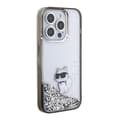 Miniatyrbild 4 av 8: KARL LAGERFELD iPhone 15 Pro Max Mobilskal Liquid Glitter Choupette