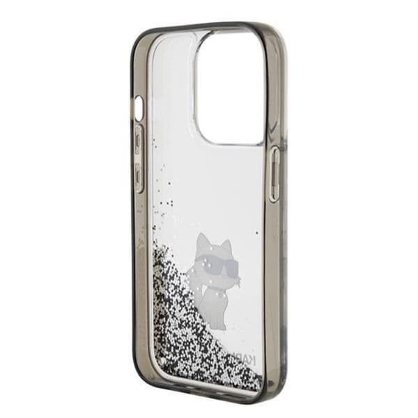 KARL LAGERFELD iPhone 15 Pro Max Mobilskal Liquid Glitter Choupette
