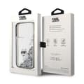 Miniatyrbild 8 av 8: KARL LAGERFELD iPhone 15 Pro Max Mobilskal Liquid Glitter Choupette