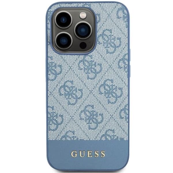 Guess iPhone 15 Pro Max Mobilskal Stripe Collection - Blå