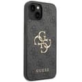 Miniatyrbild 4 av 8: Guess iPhone 15 Plus Mobilskal Big Metall Logo - Grå