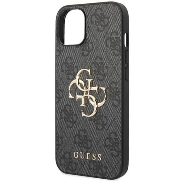 Guess iPhone 15 Plus Mobilskal Big Metall Logo - Grå