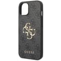 Miniatyrbild 6 av 8: Guess iPhone 15 Plus Mobilskal Big Metall Logo - Grå